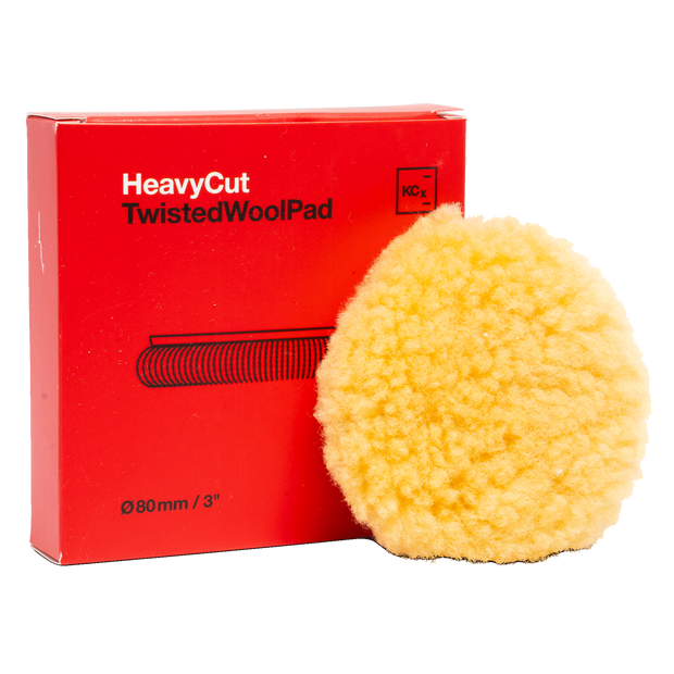 Koch Chemie Heavy Cut Lammfellpad gezwirbelt – Ø 80 mm