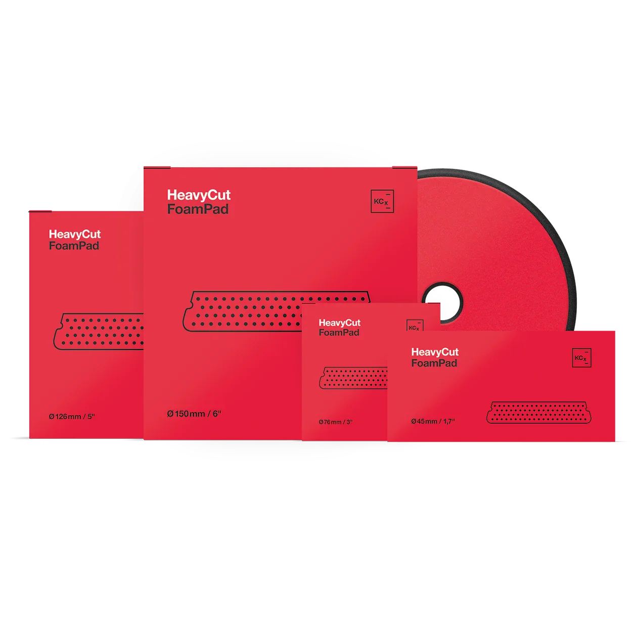Koch Chemie Polierpad Heavy Cut Rot_2