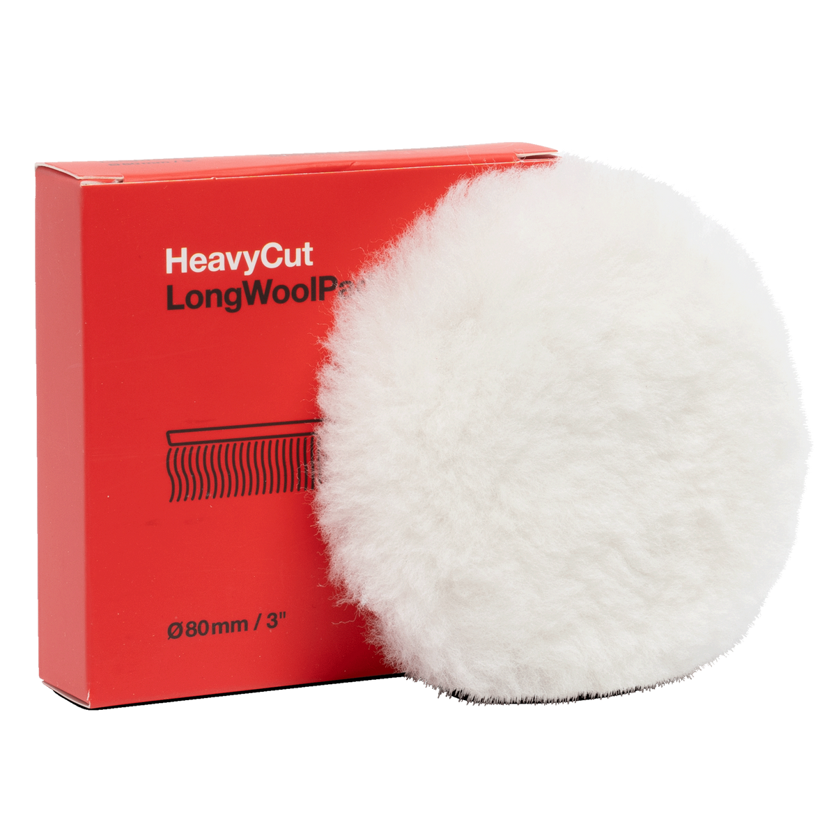 Koch Chemie Heavy Cut Lammfellpad lang – Ø 80 mm