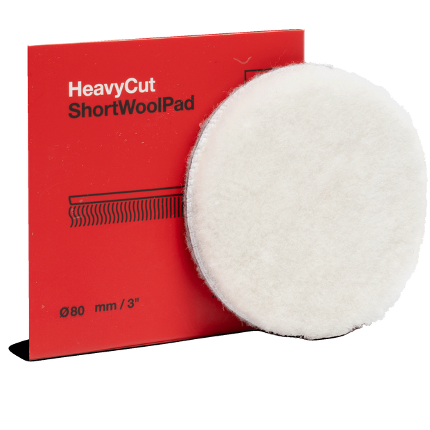 Koch Chemie Heavy Cut Lammfellpad kurz – Ø 80 mm