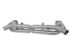 Sports exhaust system with bypass X-pipe and catalysts. Porsche 997.2 Turbo