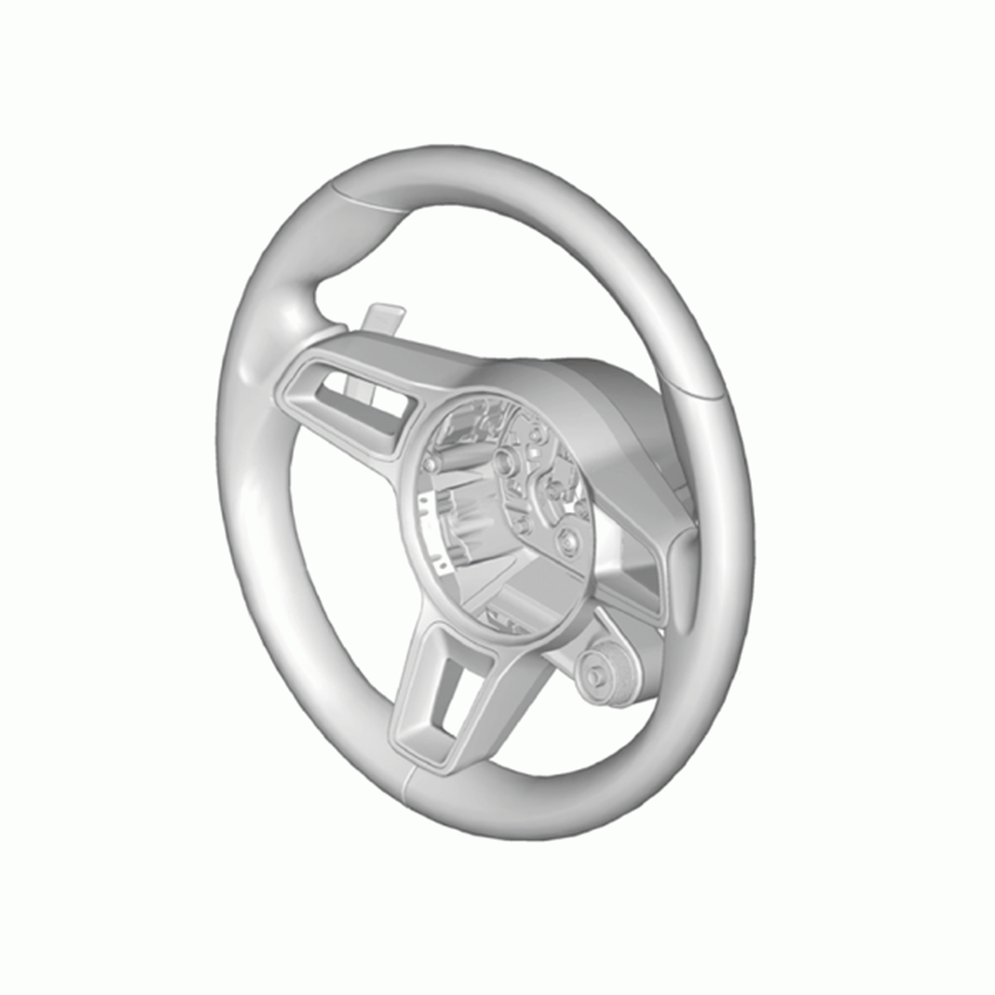 Sports steering wheel, leather – Porsche Original Part – Porsche 718 Boxster / Cayman