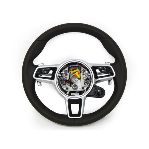 Multifunktions-Sportlenkrad, Leder – Porsche Originalteil – Porsche 718 Boxster / Cayman
