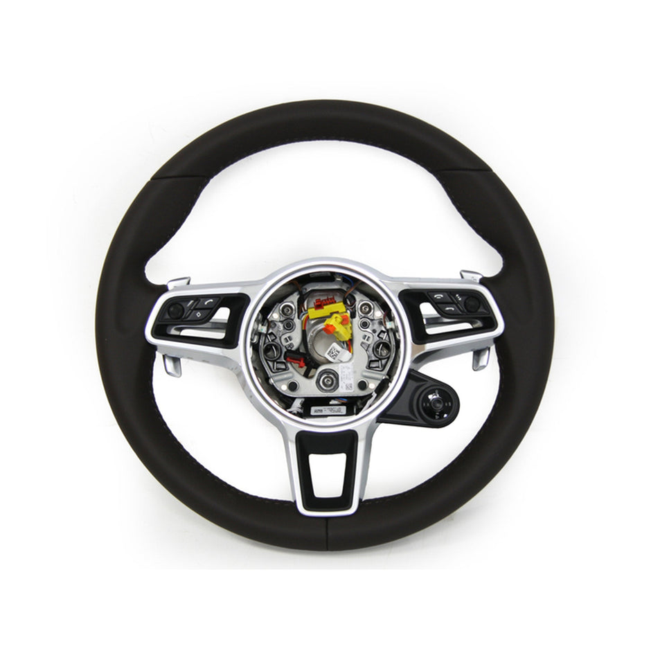 Multifunktions-Sportlenkrad, Leder – Porsche Originalteil – Porsche 718 Boxster / Cayman