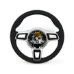 Steering wheel black Alcantara / Platinum Grey. Porsche Cayman GT4 – Porsche Boxster/Cayman