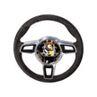 Lenkrad Schwarzes Alcantara / Indischrot. Porsche Cayman GT4 – Porsche Boxster/Cayman