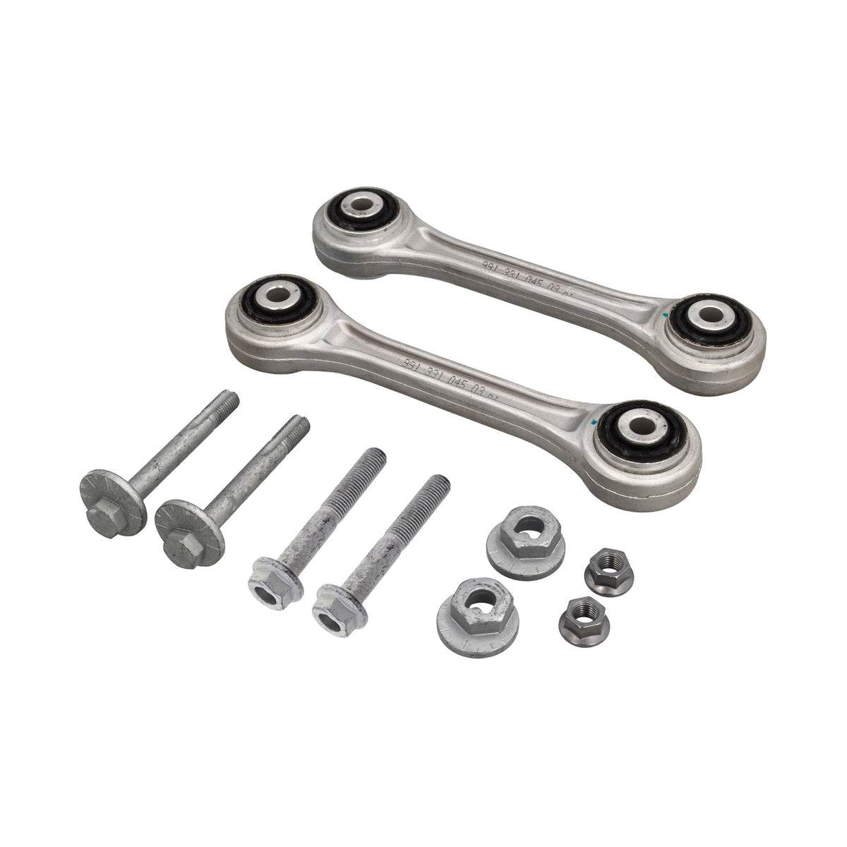 Tie Rods (Set of 2) & Bolts for Rear Suspension. Porsche 991