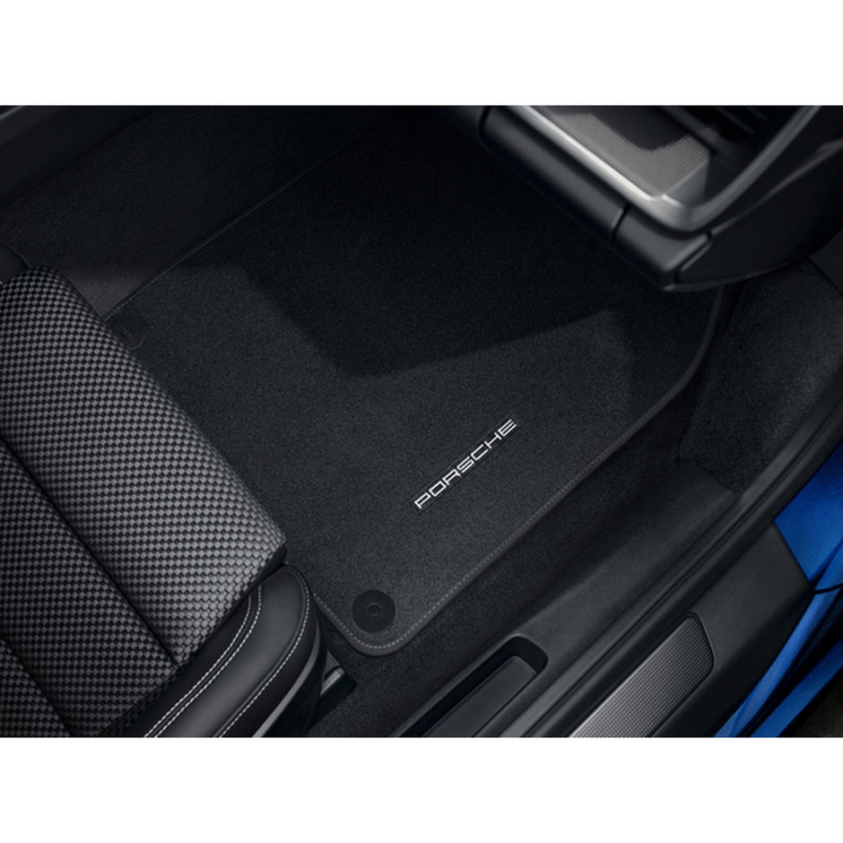 Fußmatten mit Nubuk-Kante Porsche 992 – Originalteil