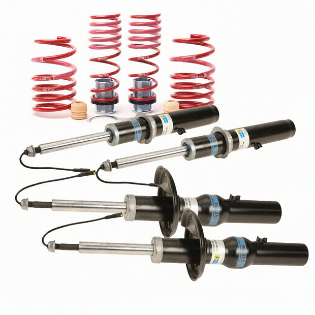 Bilstein B4 Damptronic Stoßdämpfer vorne und hinten & VTF Tieferlegungsfedern – Porsche Boxster/Cayman
