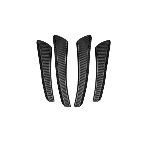Carbon Fiber Front Bumper Canard Set. Porsche 991.2 GT3 / GT3RS