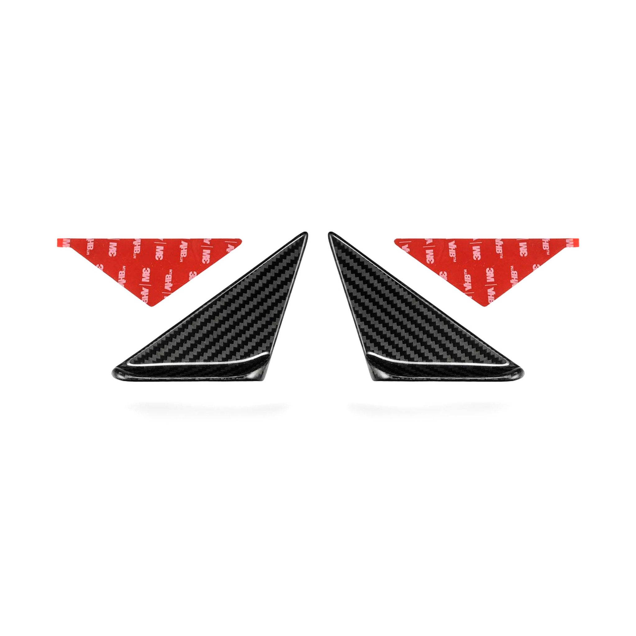 Anti-Buffeting Carbon Fiber Wind Deflector Set Porsche 992