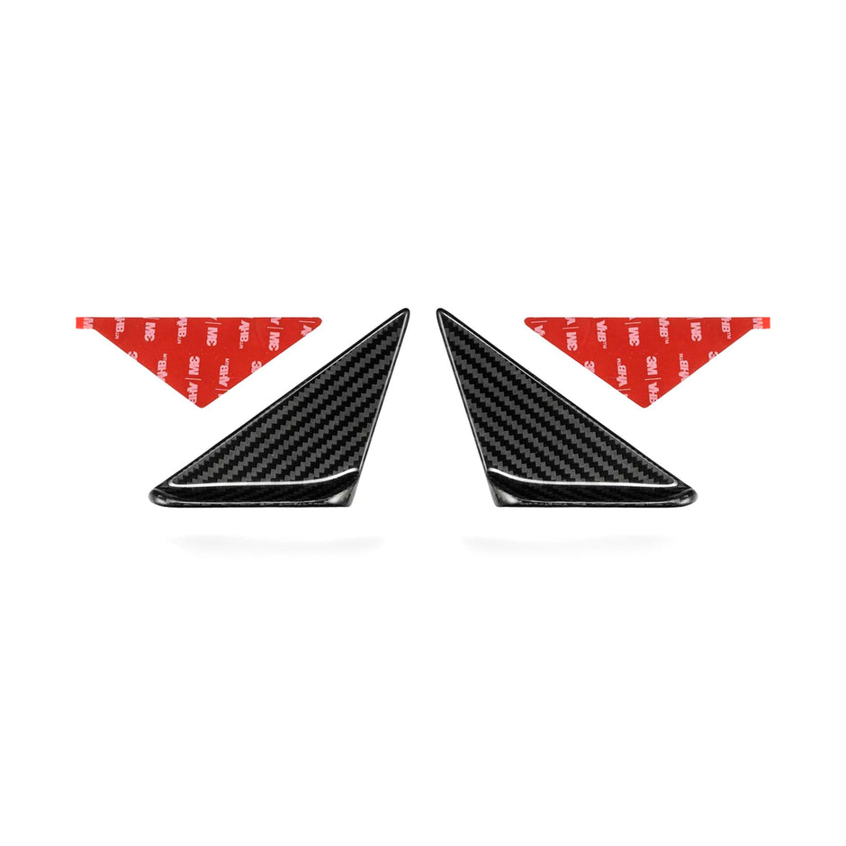 Anti-Buffeting Carbon Fiber Wind Deflector Set Porsche 992