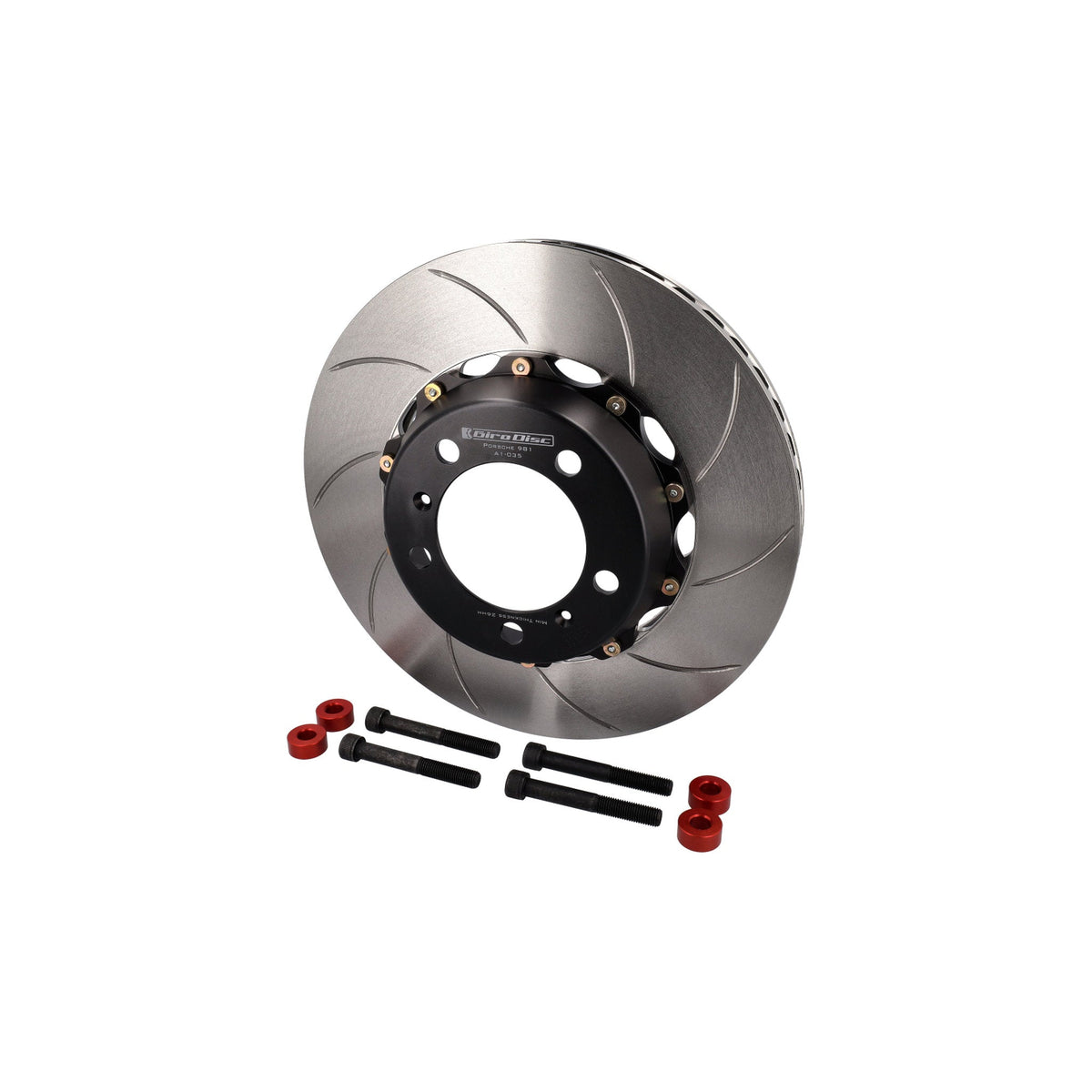 Slotted Brake Disc 2-Piece FRONT 981 Boxster / 981 Cayman – Porsche Boxster/Cayman