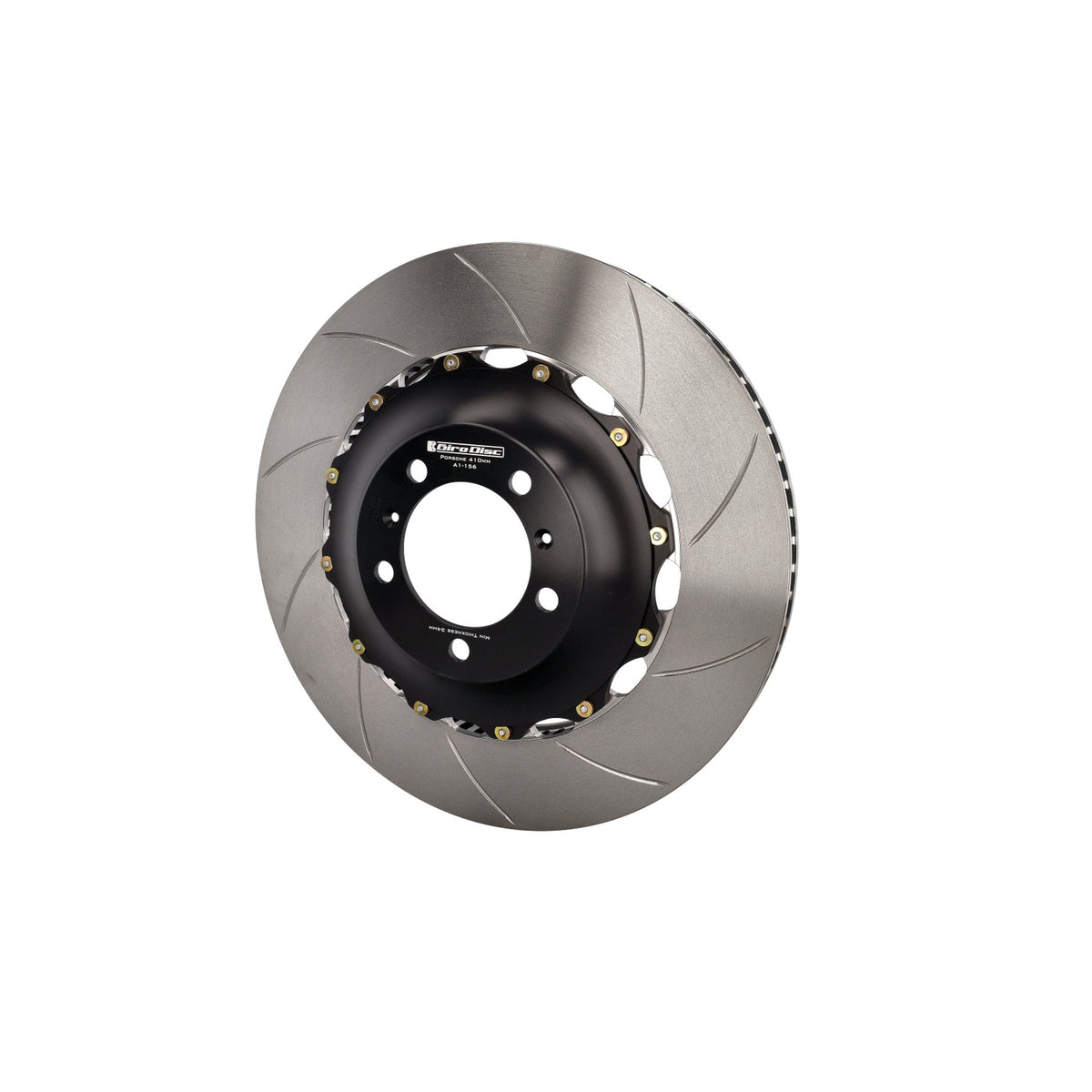 Brake Disc / Rotor Slotted 2-Piece FRONT 981 GT4 with PCCB Porsche 992