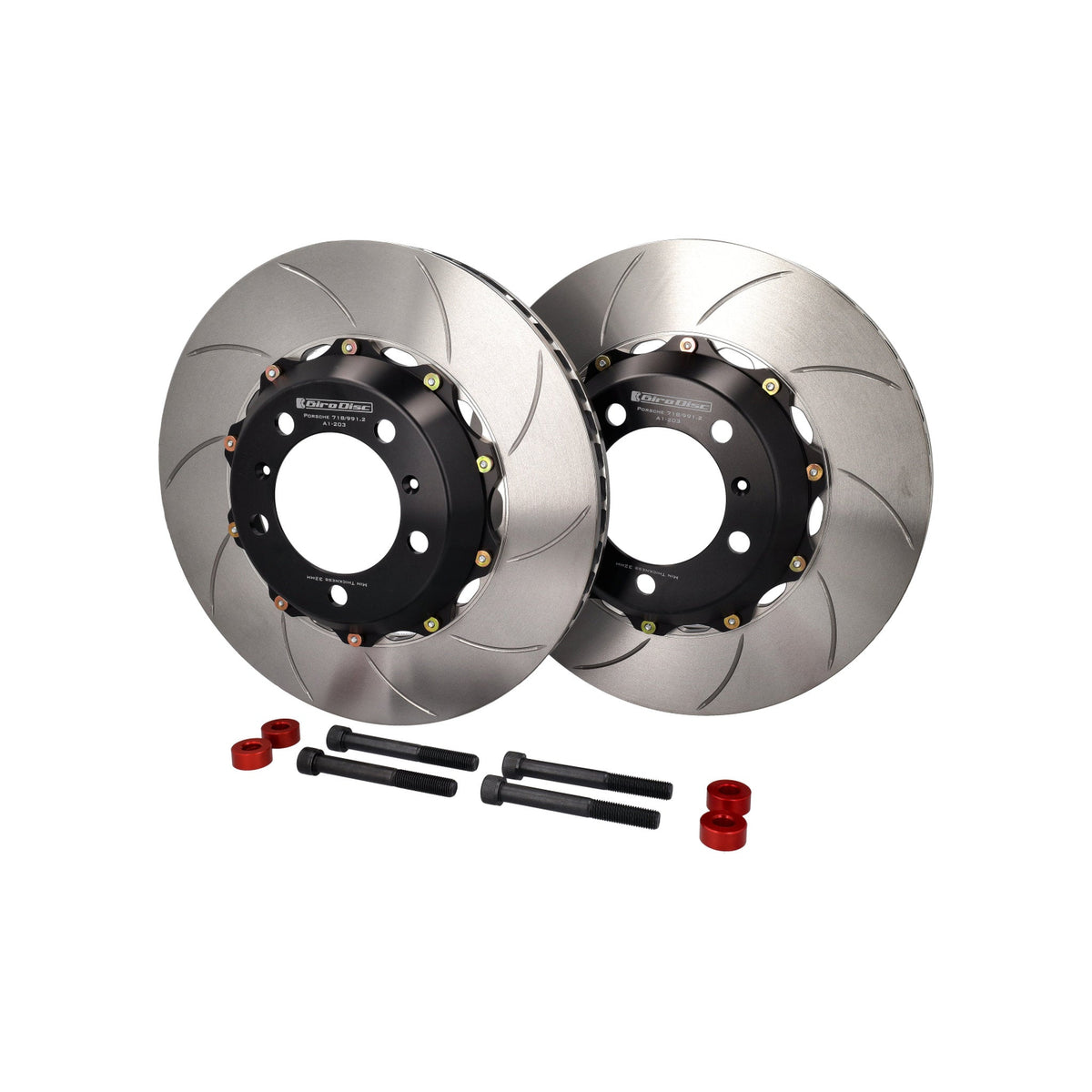 Brake Disc / Rotor Slotted 2-Piece FRONT 718 S/GTS / 991.2 C2/C4/T / 992 C2/C4/T