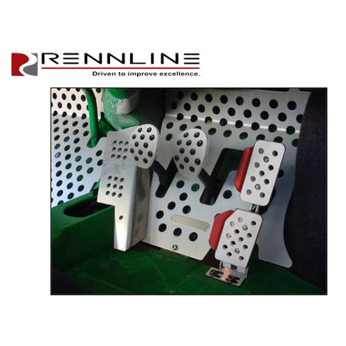 Pedalsatz 4-teilig Gummigriff | Porsche 911 / 912 / 930 | Rennline