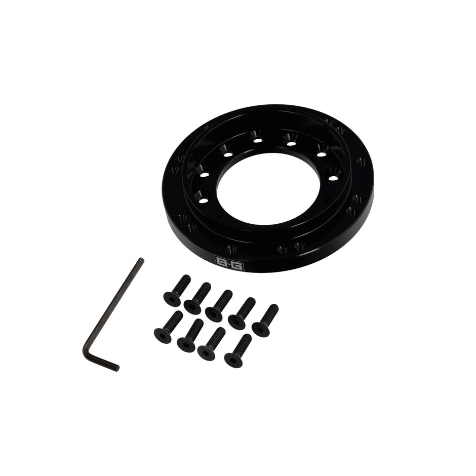 B-G Racing Lenkradadapter 6x70 / 6x74mm Lochkreis Nabe auf 9x101,6 / 6x101 Lochkreis | Porsche 968 | OEM / Erstausrüsterqualität