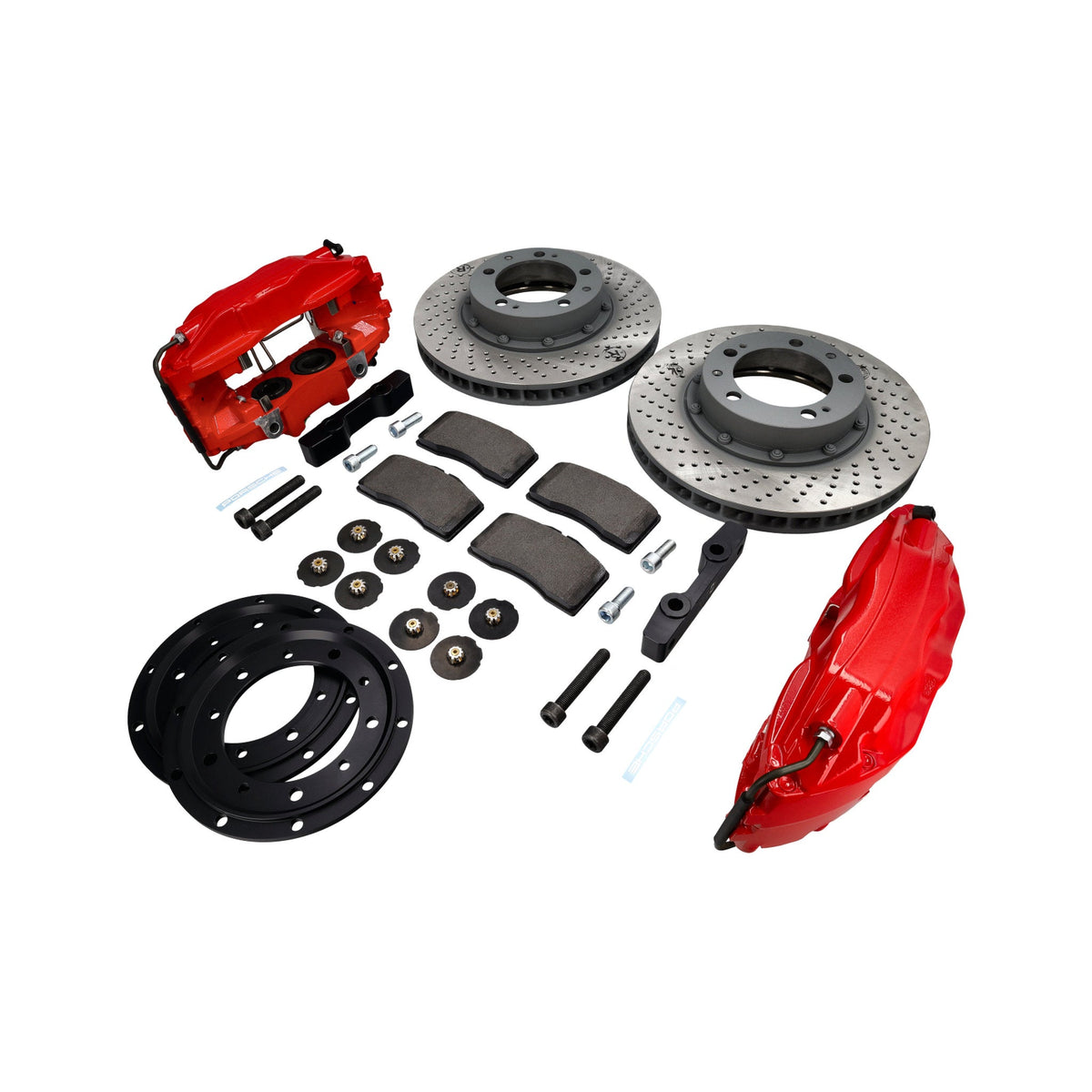 DesignTek "Big Red" Brake Set (Front) Upgrade Kit | Porsche 911 (1969-73)