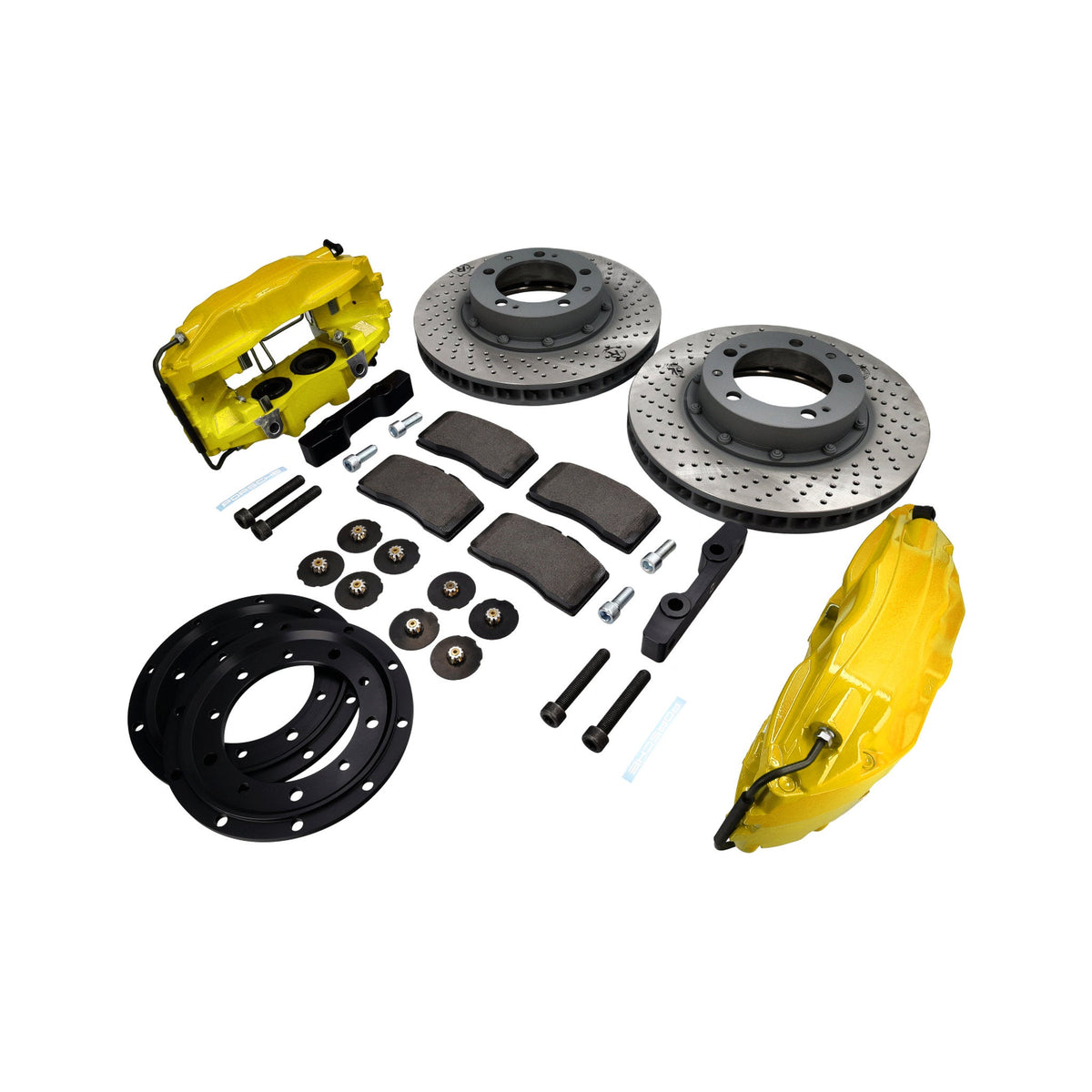 DesignTek "Big Yellow" Bremsenset (vorne) Upgrade-Kit | Porsche 911 (1969-73)