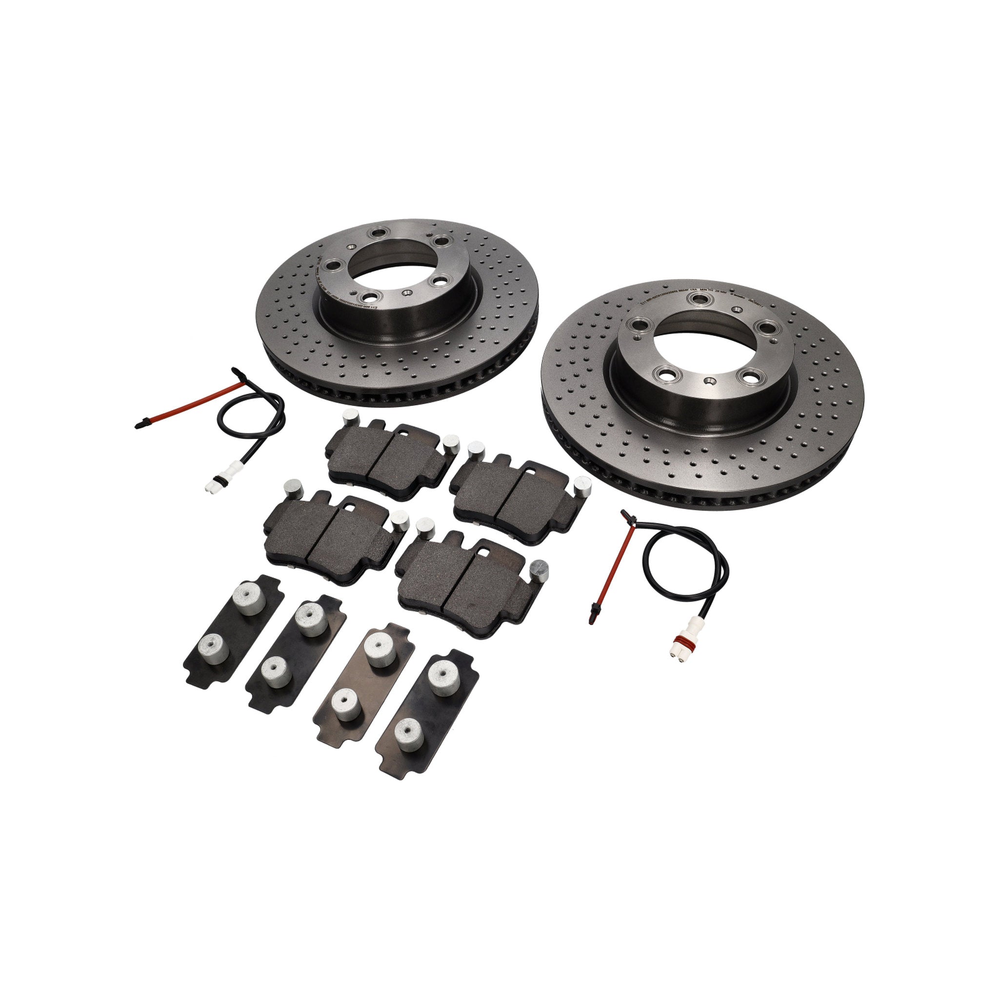 BREMBO Bremsscheiben-Paket & PAGID Street+ Bremsbeläge Porsche 996 1997-04