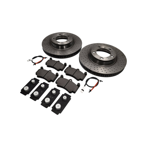 Brake Disc Package with Sport BREMBO Brake Pads Porsche 997 C2S 3.8L