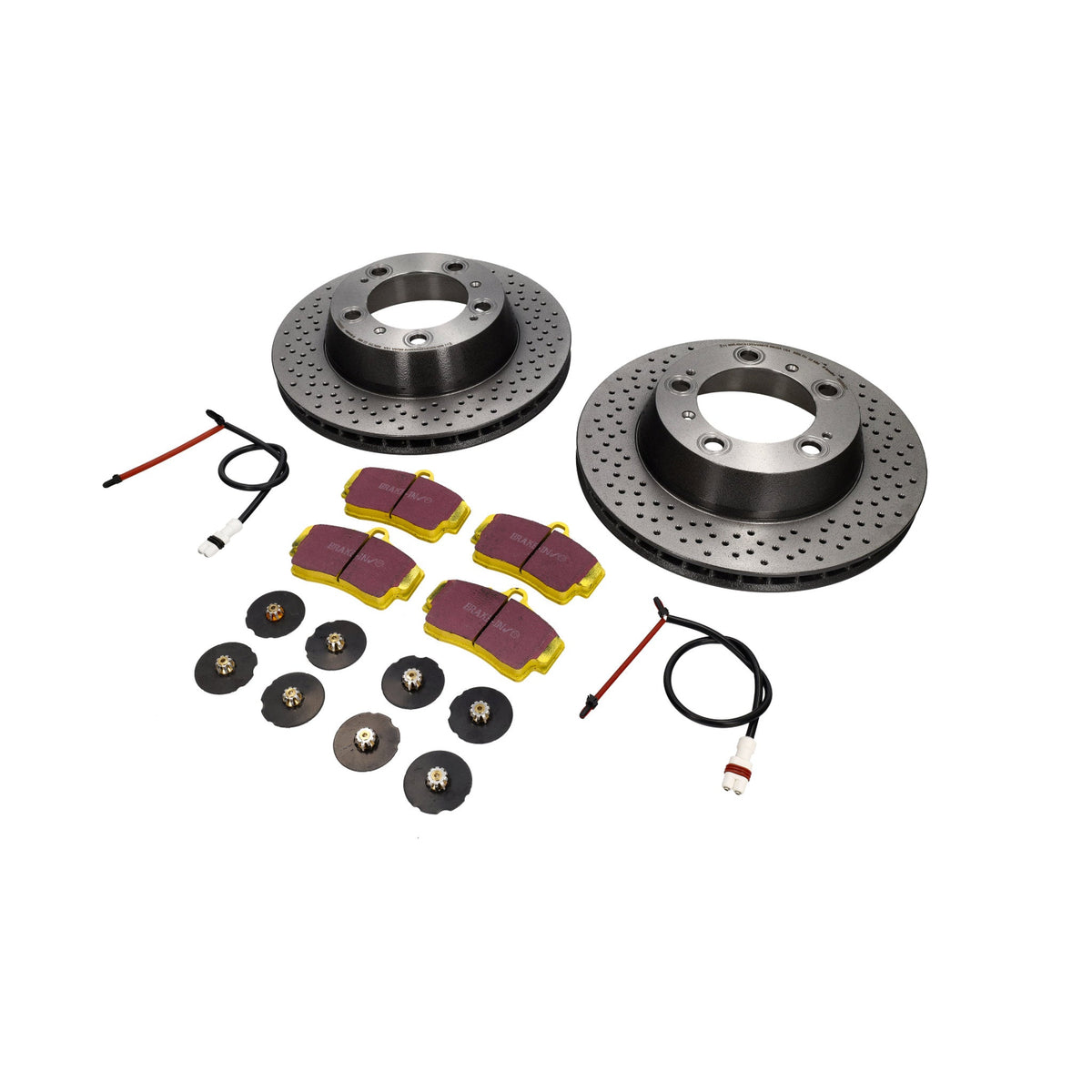 Bremsscheibenpaket mit Sport EBC Bremsbelägen Porsche Boxster S – Porsche Boxster/Cayman