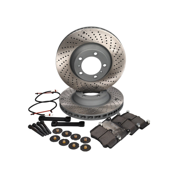 350 mm Brake Disc and Pad Upgrade for 996TT / C4S Rear Axle