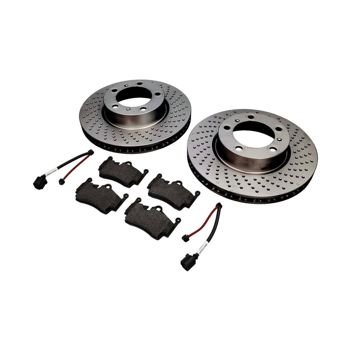 REAR Brake Pads and Brake Discs Package Porsche 718 Brembo