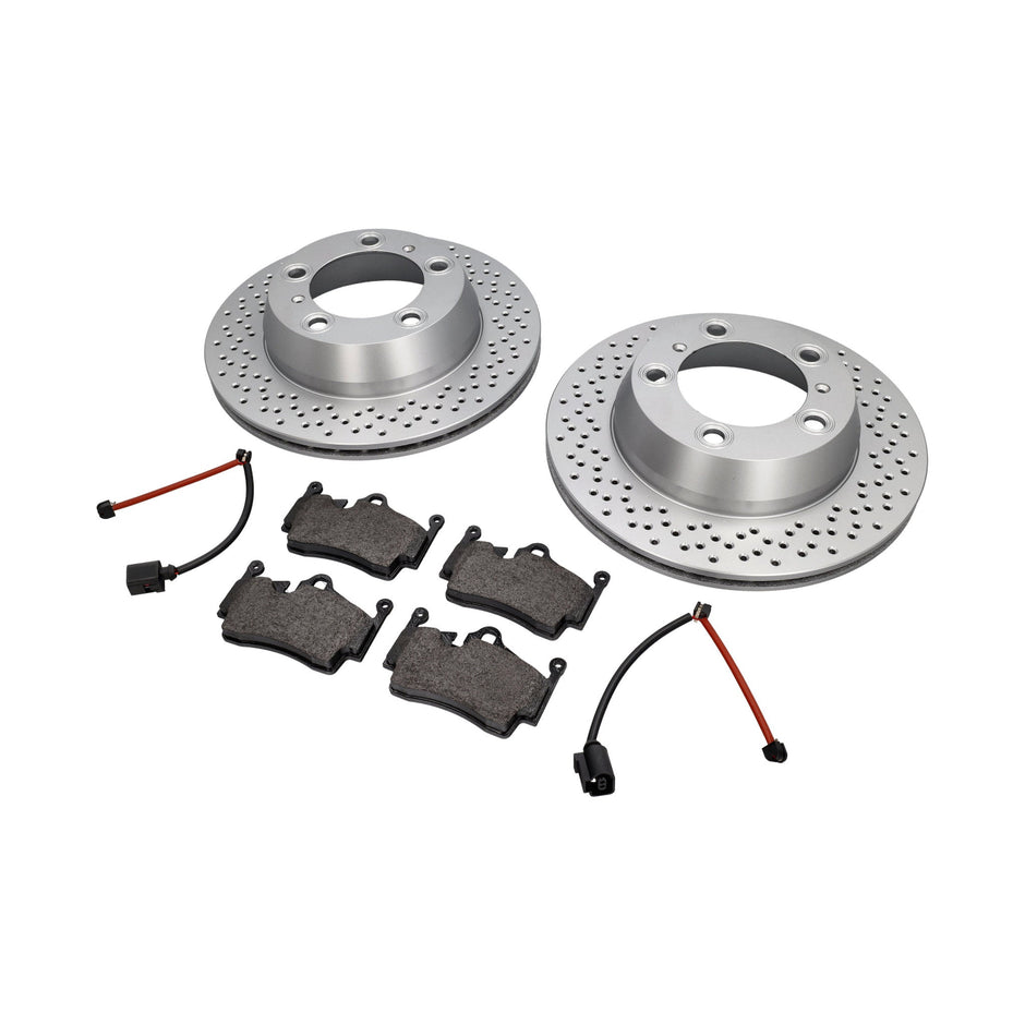 Hintere Bremsbeläge und Bremsscheiben-Paket Porsche 718 S ABS-Bremsen