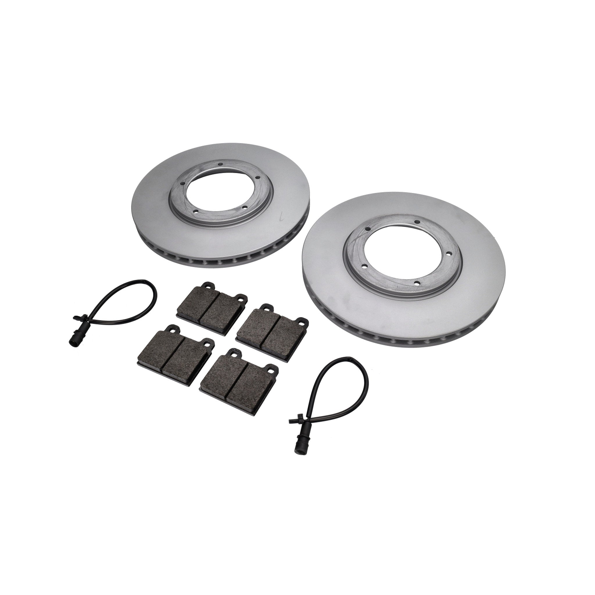 Bremsbeläge- & Bremsscheiben-Satz vorne für Porsche 911 3.2 Carrera (1984-89) – OEM / Erstausrüsterqualität