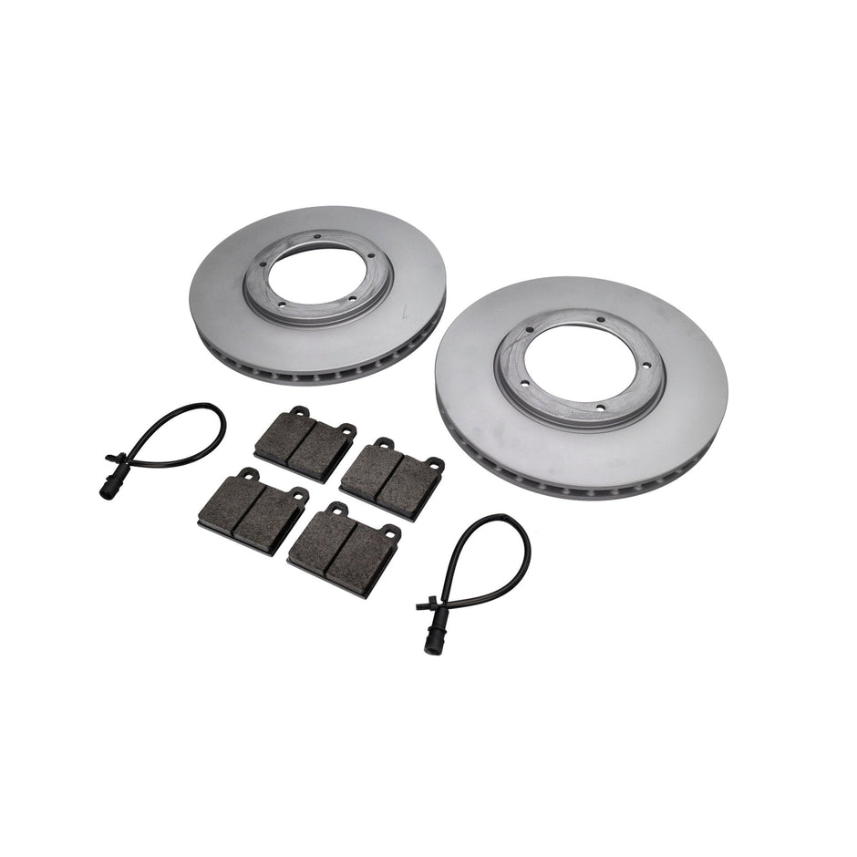 Bremsbeläge- & Bremsscheiben-Satz vorne für Porsche 911 3.2 Carrera (1984-89) – OEM / Erstausrüsterqualität