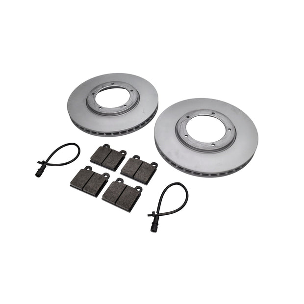 Bremsbeläge- & Bremsscheiben-Satz vorne für Porsche 911 3.2 Carrera (1984-89) – OEM / Erstausrüsterqualität