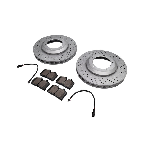 Bremsbeläge- & Bremsscheiben-Satz vorne für Porsche 930 Turbo (1981-89) – OEM / Erstausrüsterqualität