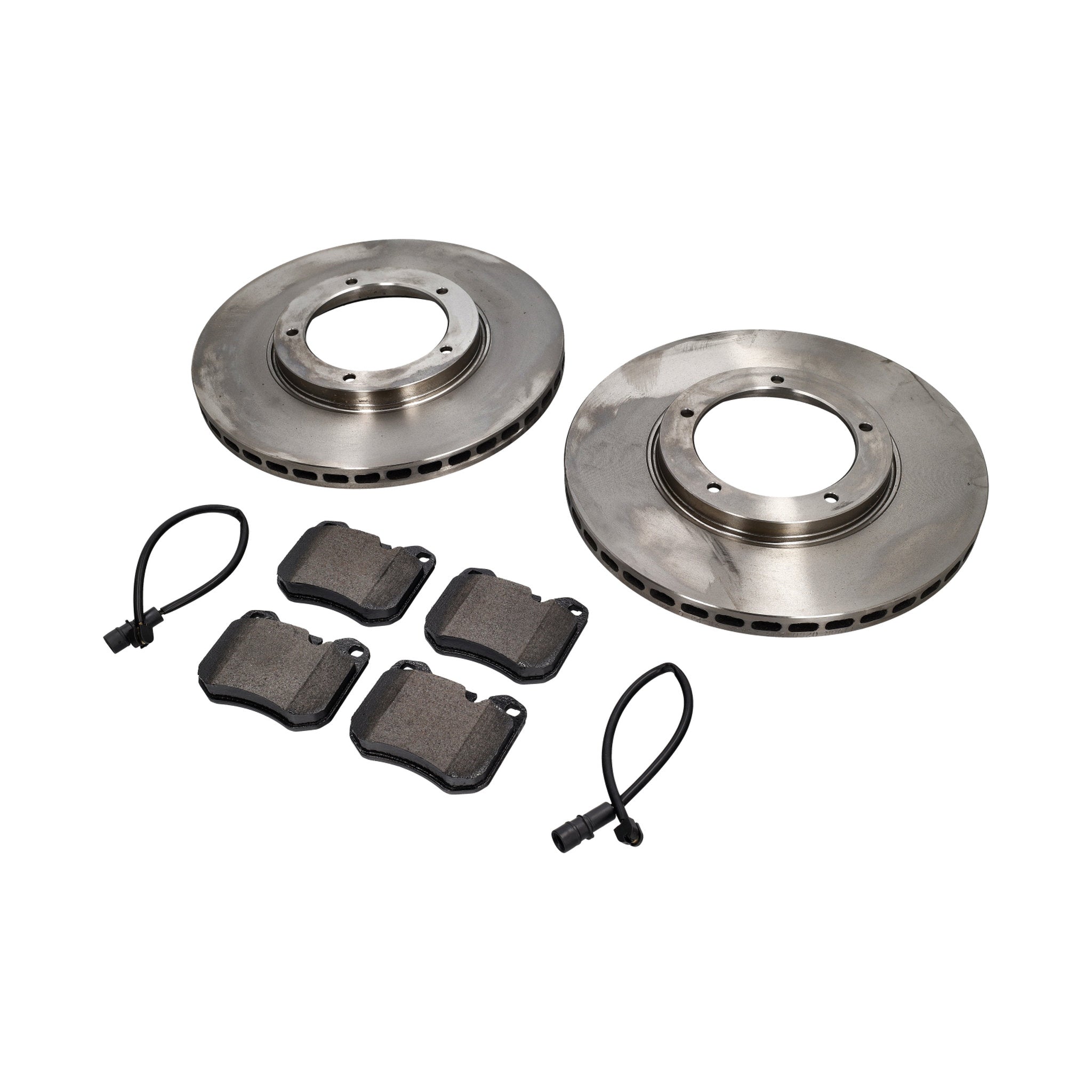 Brake pads and discs front. Porsche 944 from MY 1985