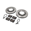 Front brake pads and brake discs. Porsche 944 from MY 1985 Sebro