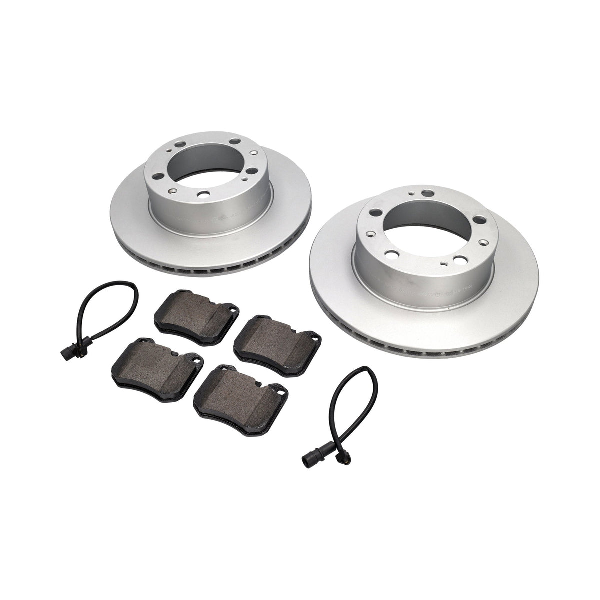 Front brake pads and brake discs. Porsche 944 2.7L 8V 1988-89 / 944S 2.5L 16V 1987-88