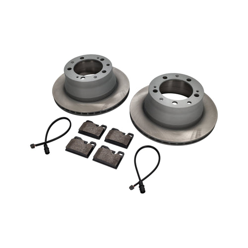 Brake pad and disc package for the rear axle. Porsche 944 vehicles with ABS Sebro