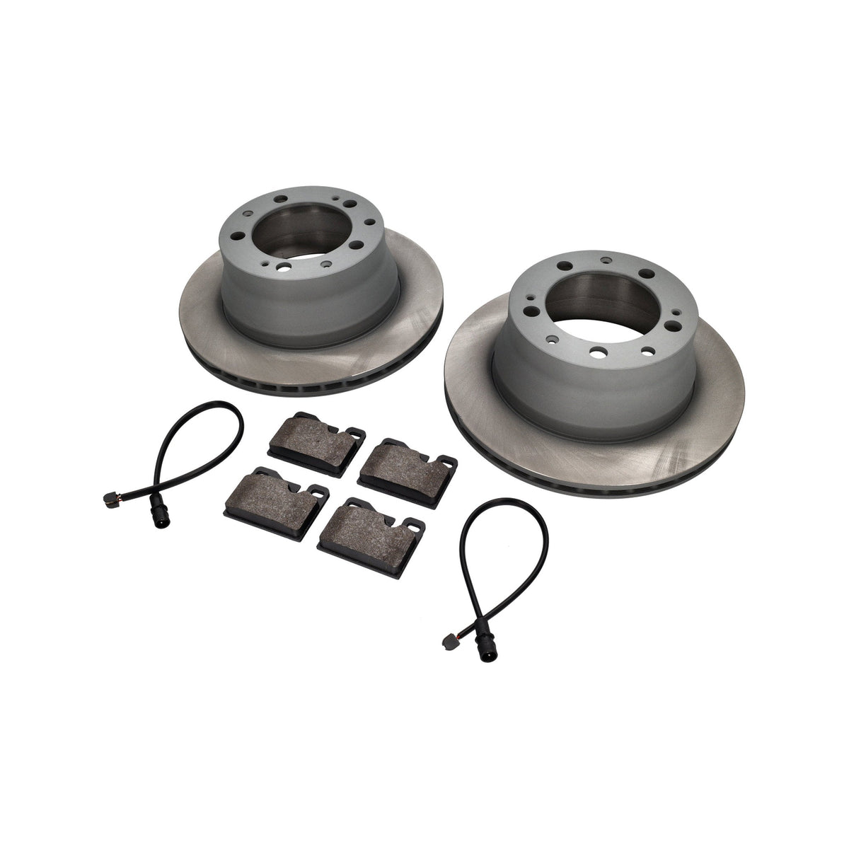 Brake pad and disc kit, rear. Porsche 944 vehicles with ABS Zimmermann