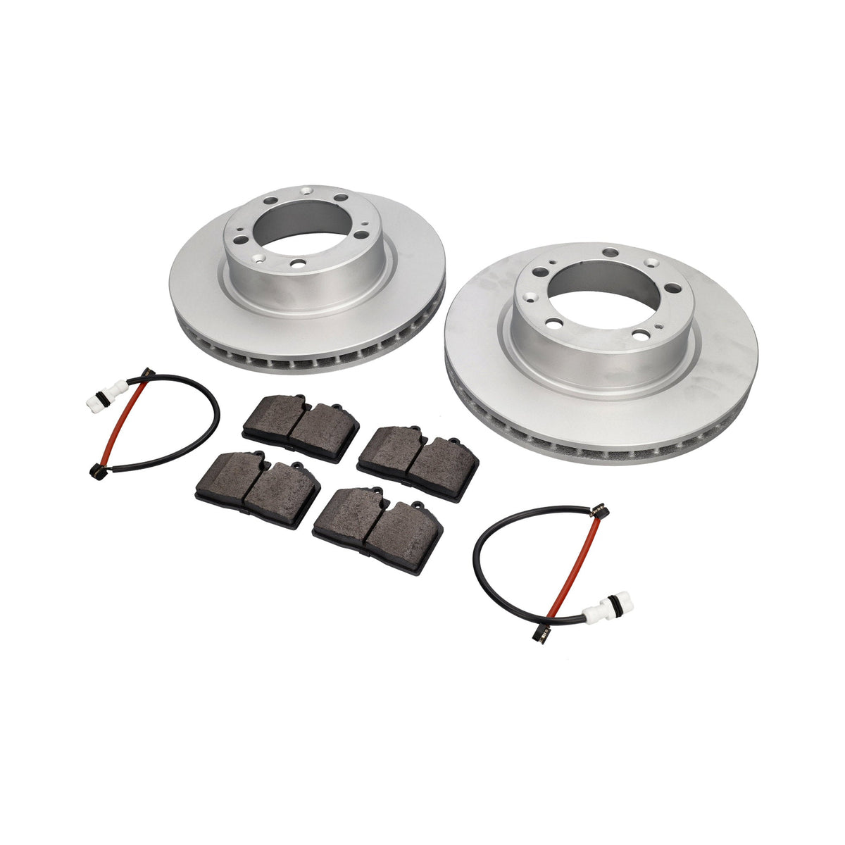Brake pads and discs, front. Porsche 944S2 3.0L 16V 1989-91
