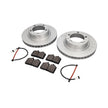 Brake pads and discs, front. Porsche 944S2 3.0L 16V 1989-91