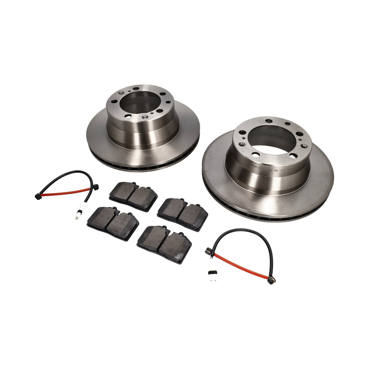 Bremsbeläge und Bremsscheibenpaket hinten. Porsche 944 S2 3.0L 16V 1989-91 Textar