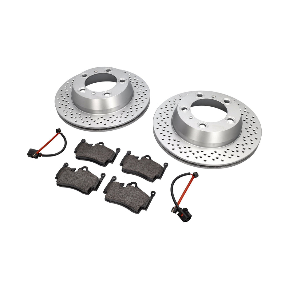 Brake pads and brake disc (300 mm) for the rear axle – Porsche Boxster/Cayman