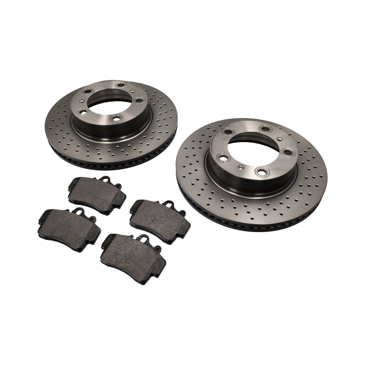 VORDERE Bremsbeläge und Bremsscheibenpaket Porsche 987 Boxster / 987C Cayman – Porsche Boxster/Cayman