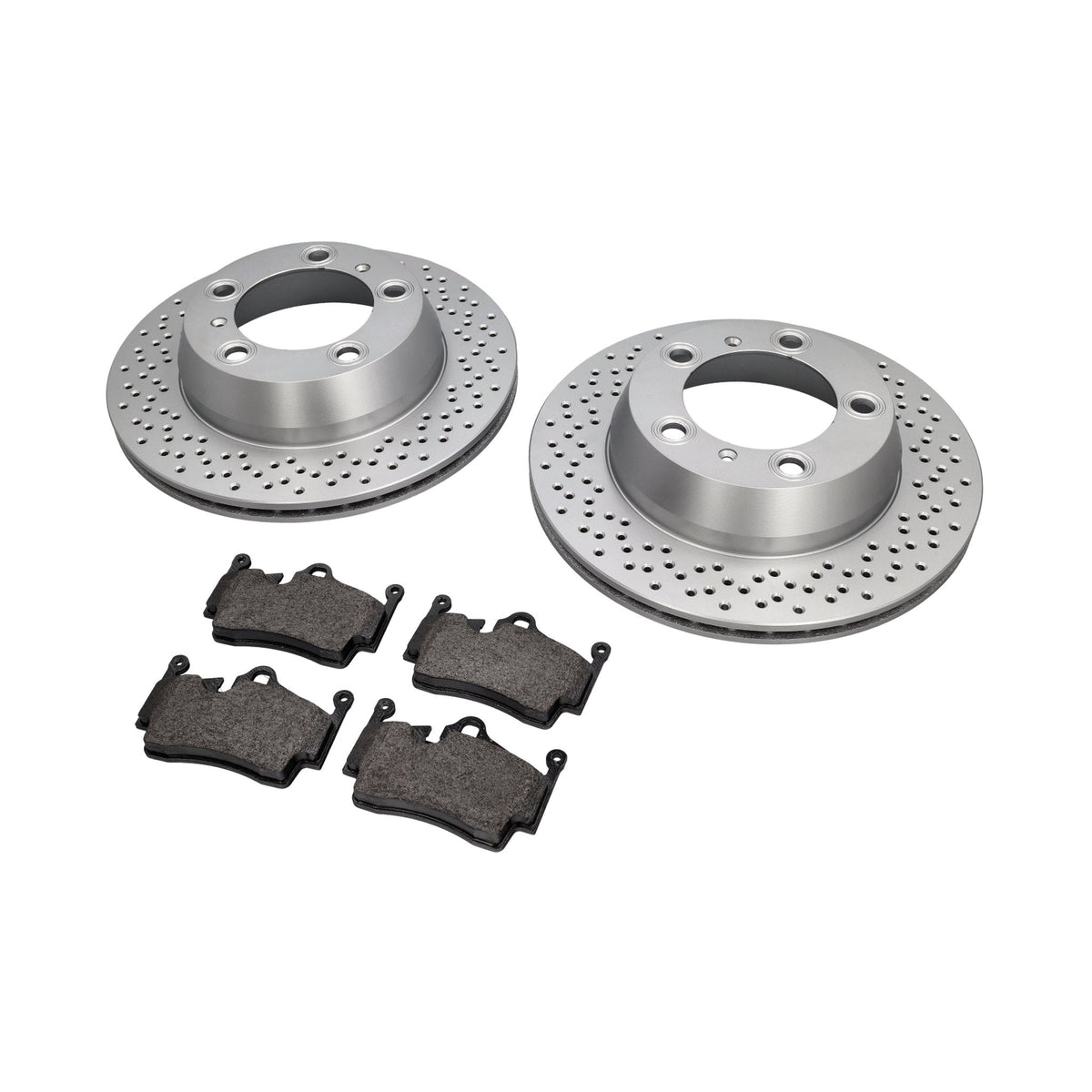 REAR Brake Pads and Brake Discs Package Porsche 987 Boxster / 987C Cayman – Porsche Boxster/Cayman