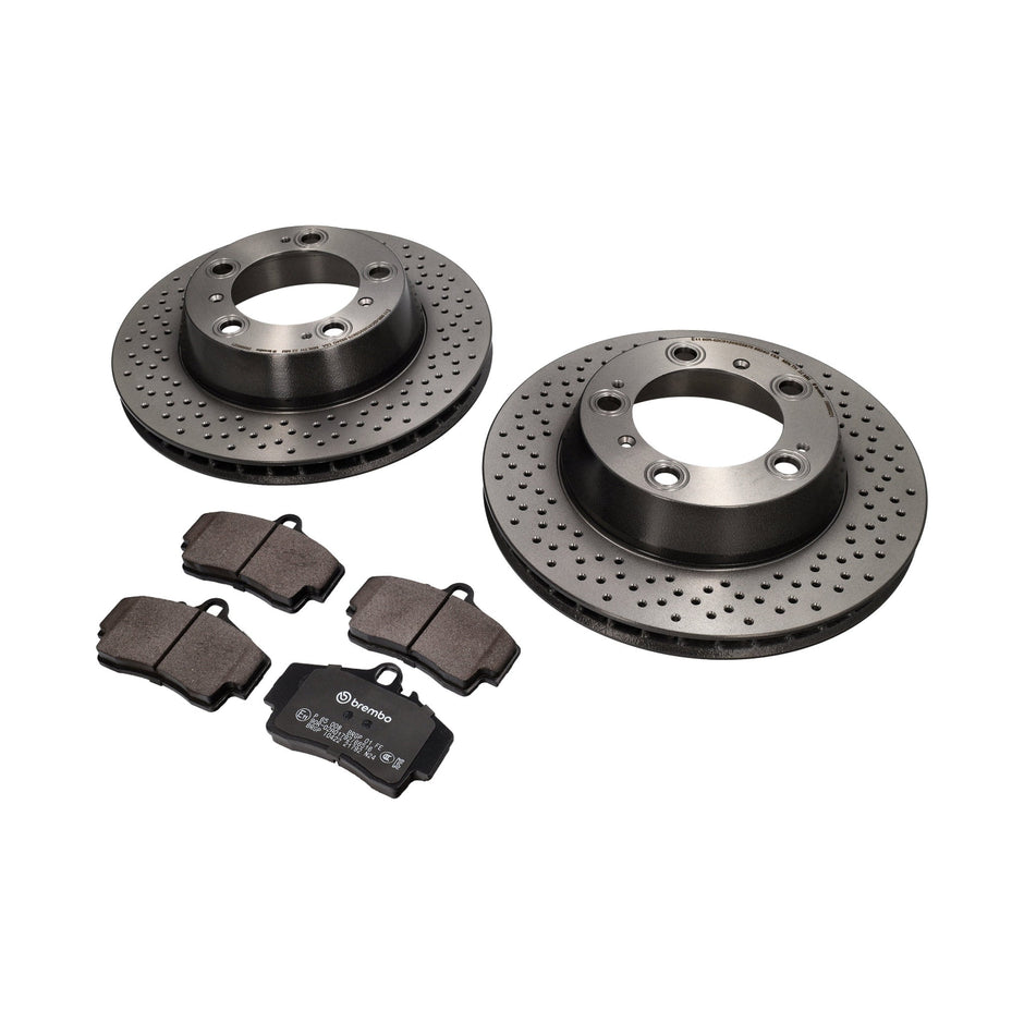 REAR Brake Pad and Brake Disc Package Porsche 987 Boxster S / Cayman S – Porsche Boxster/Cayman