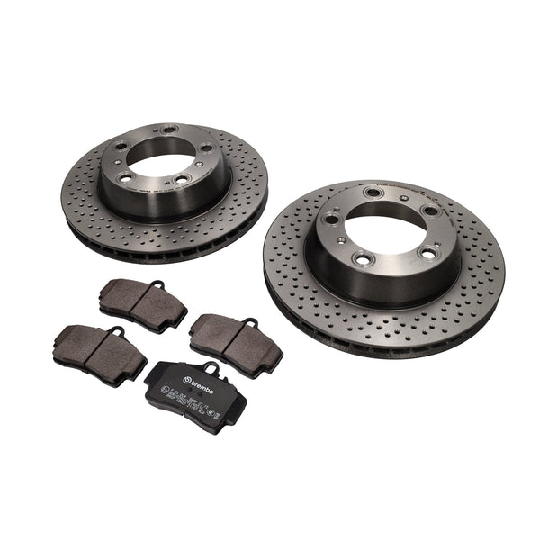 HINTERES Bremsbelag- und Bremsscheibenpaket Porsche 987 Boxster S / Cayman S – Porsche Boxster/Cayman