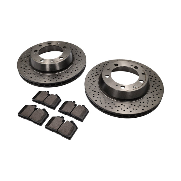 Bremsbeläge & Bremsscheiben-Paket hinten | Porsche 993 C2 / C4 1994 – 1997 | Brembo