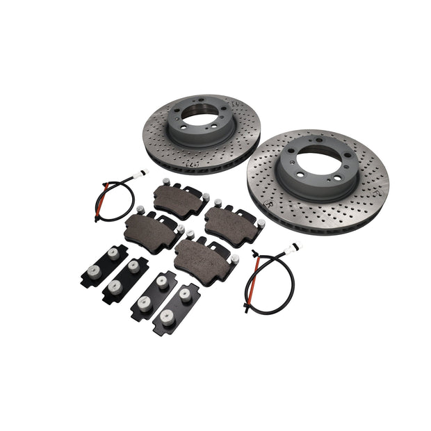 Front Brake Pads and Disc Package for Porsche 996 1997-04 Sebro