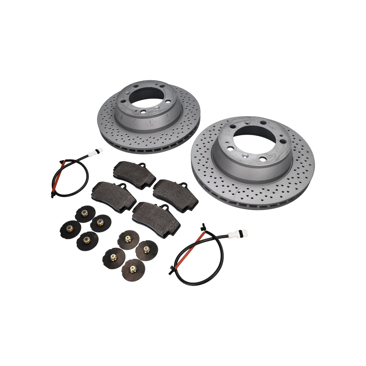 Hintere Bremsbeläge + Bremsscheibenpaket. Porsche 996 1997-04