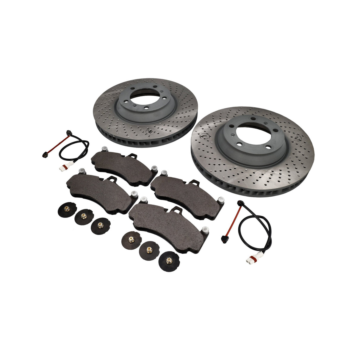 Vordere Bremsbeläge und Bremsscheibenpaket. Porsche 996 GT3 OE
